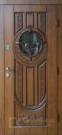 Фото «Дверь с ковкой №21»